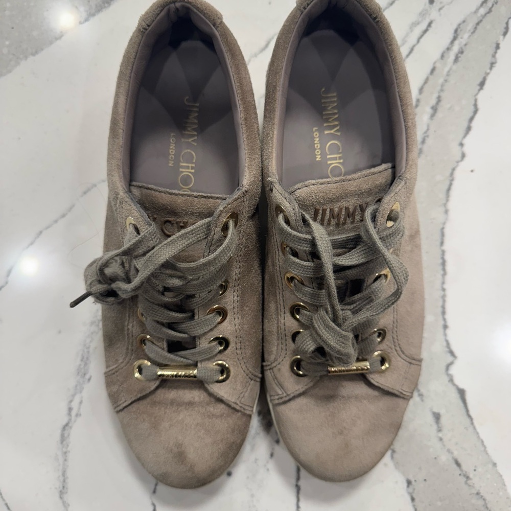 Jimmy Choo Women's Tan Sneakers